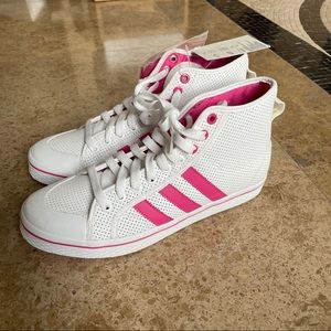 adidas pink high tops